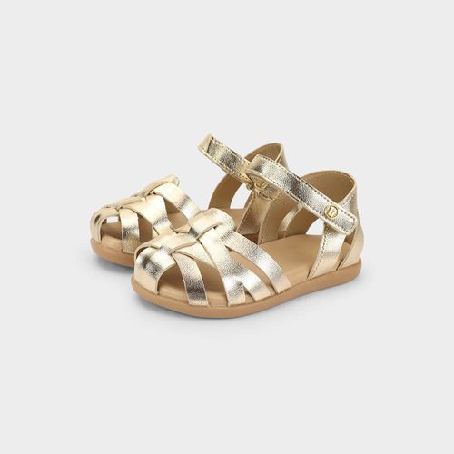 Sandália Infantil Bibi Baby Soft II Dourada