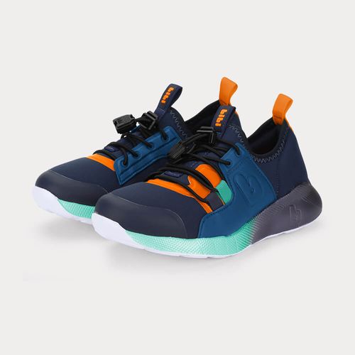 Tênis Infantil Bibi Evolution II Cinza com Azul