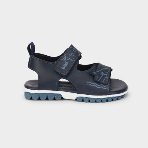 Sandália Infantil Bibi Summer Roller 2.0 Azul de Tubarão