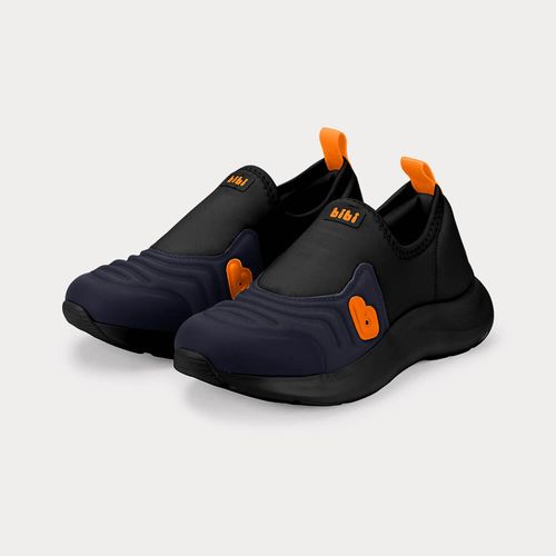 Tênis Infantil Bibi Action Preto com Azul Marinho