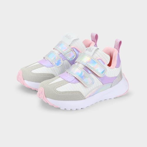 Tênis Infantil Bibi Jogging Kids Branco com Lilás