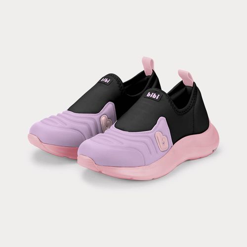 Tênis Infantil Bibi Action Preto com Lilás