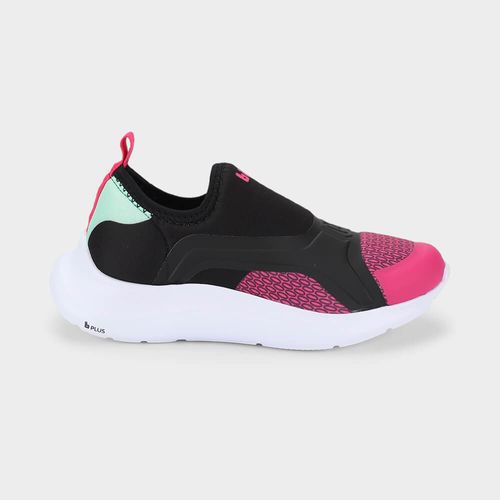 Tênis Infantil Bibi Action Preto com Rosa