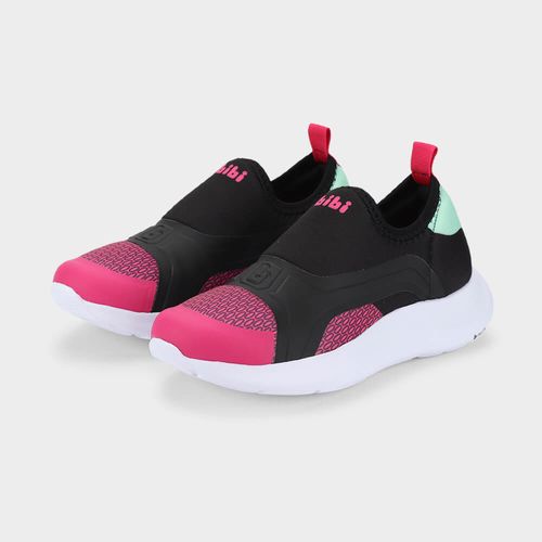Tênis Infantil Bibi Action Preto com Rosa