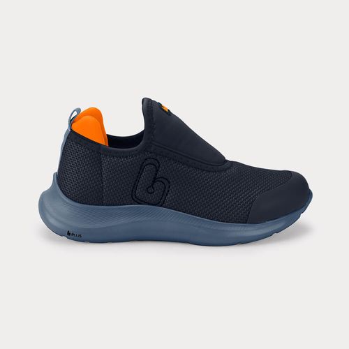 Tênis Infantil Bibi Action Preto com Laranja