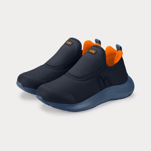 Tênis Infantil Bibi Action Preto com Laranja