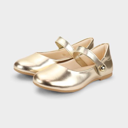 Sapatilha Infantil Bibi Ballerina Basic Dourada