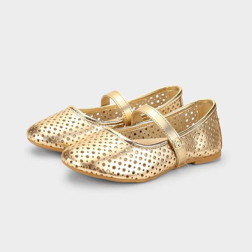 Sapatilha Infantil Bibi Ballerina Basic Dourada