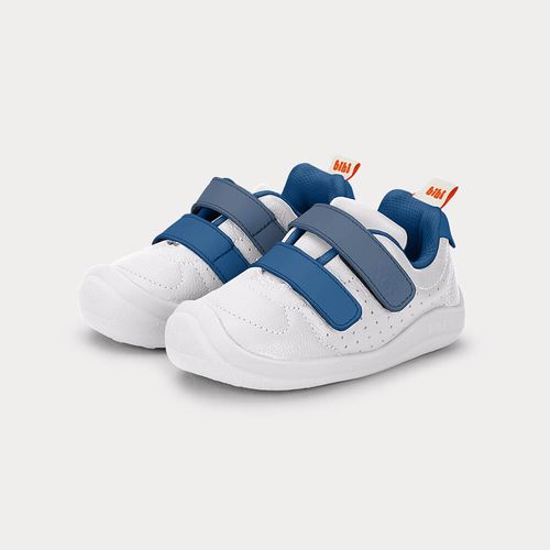 Tênis Infantil Bibi Fisioflex 5.0 Branco com Azul