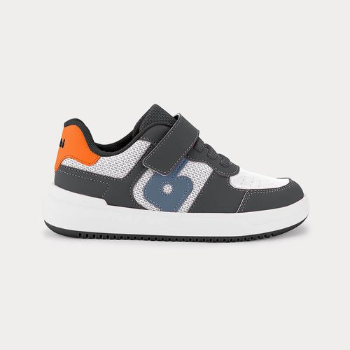 Tênis Infantil Bibi B College Grafite com Branco