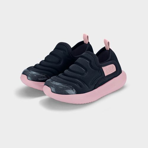 Tênis Infantil Bibi Flash Azul Marinho com Rosa