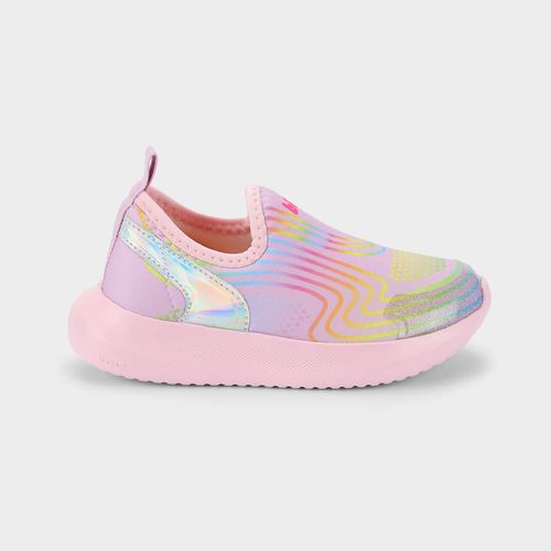 Tênis Infantil Bibi Flash Rosa com Lilás