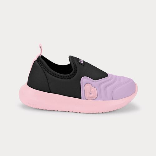 Tênis Infantil Bibi Flash Preto com Lilás