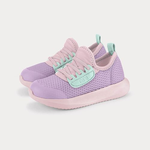 Tênis Infantil Bibi Flash Lilás com Rosa