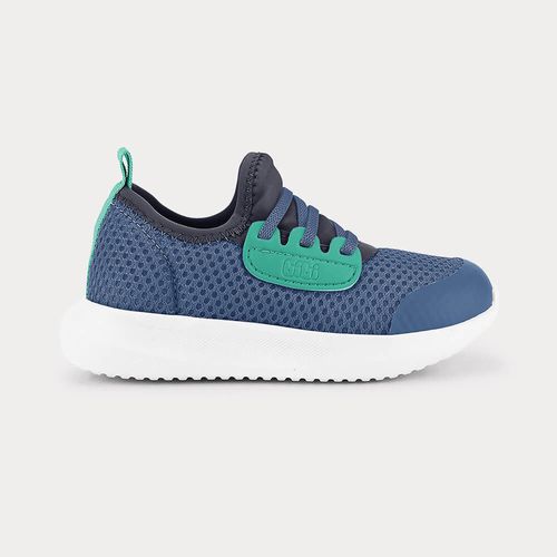 Tênis Infantil Bibi Flash Azul com Branco