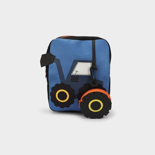 Mochila Infantil Bibi Azul de Escavadeira