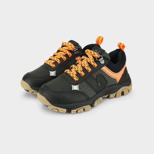 Tênis Infantil Bibi Trail Preto com Laranja