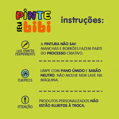 Tênis Infantil Bibi Color Branco Personalizável