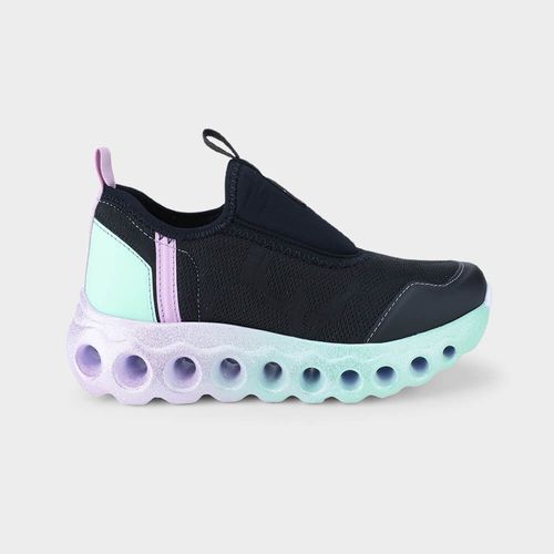 Tênis Infantil Bibi Roller Sport Preto com Lilás