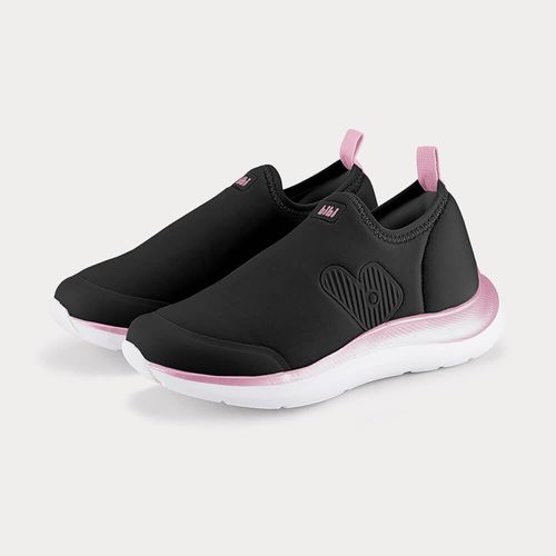 Tênis Infantil Bibi Action Preto com Rosa