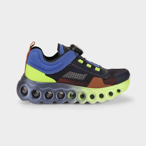 Tênis Infantil Bibi Roller Sport Preto Azul com Verde 1270030