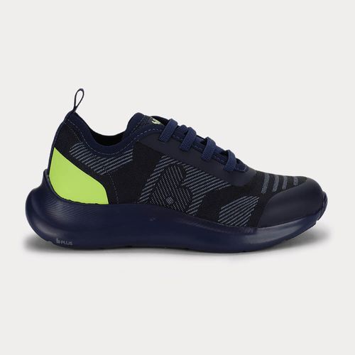 Tênis Infantil Bibi Action Tech Azul Marinho com Verde