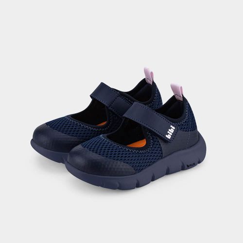 Tênis Infantil Bibi Energy Baby 2.0 Azul Marinho com Rosa