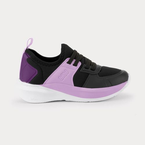 Tênis Infantil Bibi Volt Preto com Lilás