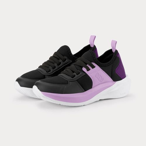 Tênis Infantil Bibi Volt Preto com Lilás