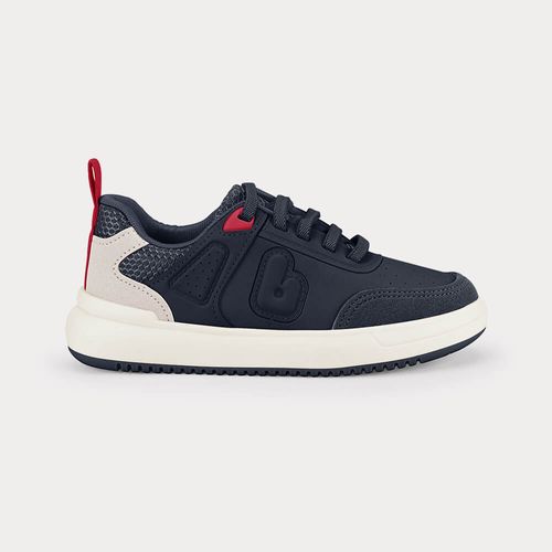 Tênis Infantil Bibi B College Azul Marinho com Vermelho