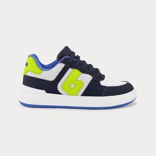 Tênis Infantil Bibi B College Azul Marinho com Verde