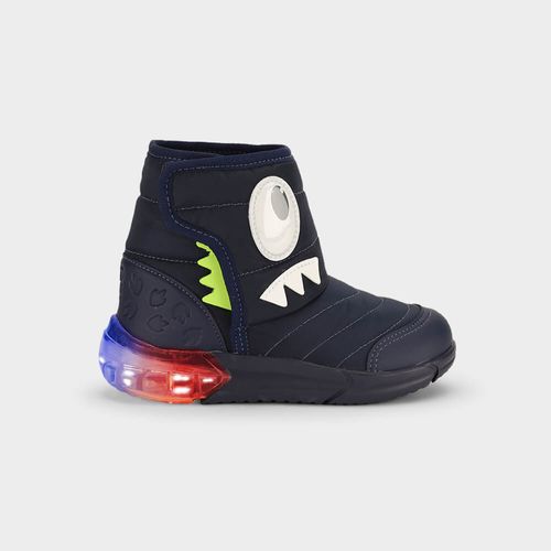Bota Infantil Bibi Space Azul Marinha de Monstro