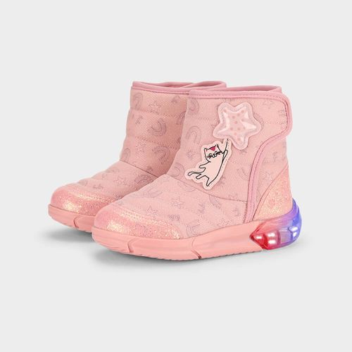 Bota Infantil Bibi Space Rosa de Gatinho
