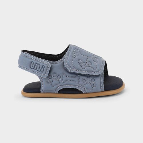 Sandália Infantil Bibi Afeto 3.0 Azul de Cachorro