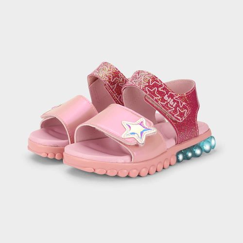 Sandália Infantil Bibi Summer Roller Light Rosa de Estrela