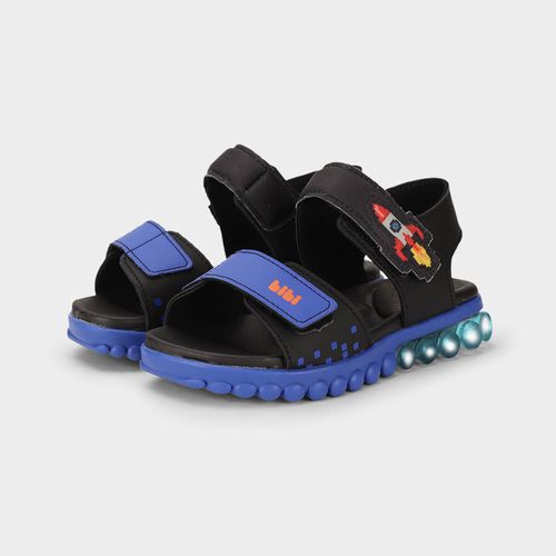 Sandália Infantil Bibi Summer Roller Light Azul de Foguete