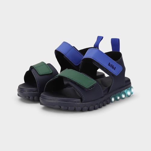 Sandália Infantil Bibi Summer Roller Light Azul Marinho