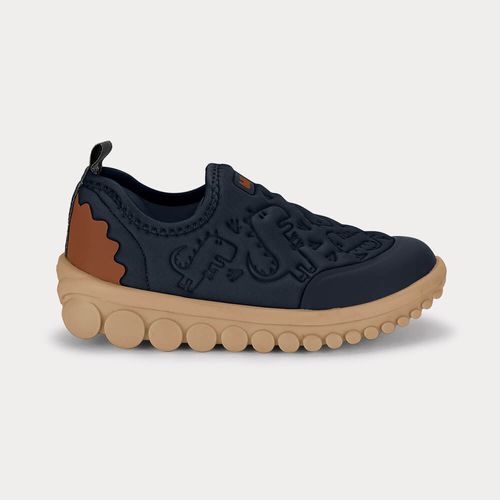 Tênis Infantil Bibi Roller 2.0 Azul de Dinossauro