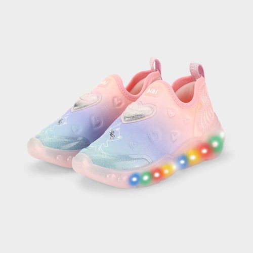 Tênis Infantil de Luz Bibi Roller Celebration 3.0 Tie Dye
