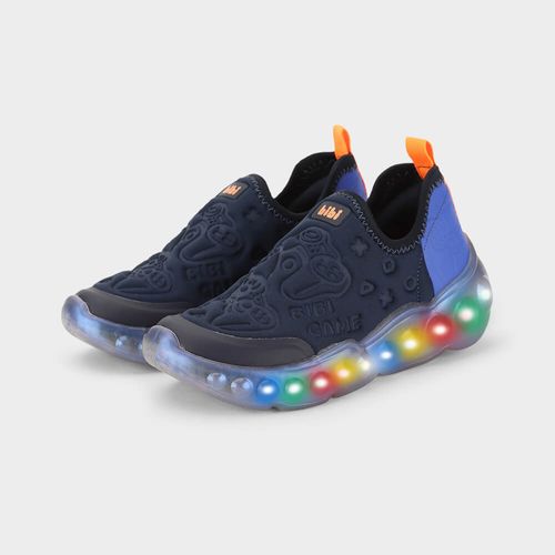 Tênis Infantil de Luz Bibi Roller Celebration 3.0 Azul
