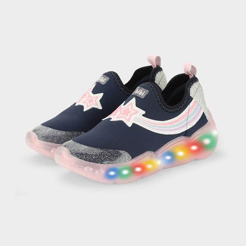 Tênis Infantil de Luz Bibi Roller Celebration 3.0 Azul Marinho 1252079