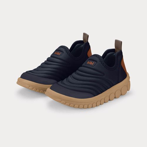 Tênis Infantil Bibi Roller 2.0 Azul Marinho com Marrom 1155421