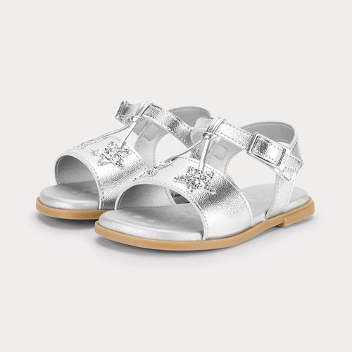 Sandália Infantil Bibi Shine Mini Prata 1233124