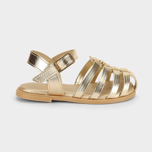 Sandália Infantil Bibi Shine Mini Dourada