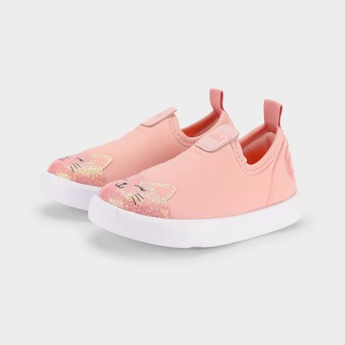 Tênis Infantil Bibi Agility Mini II Rosa de Gatinho