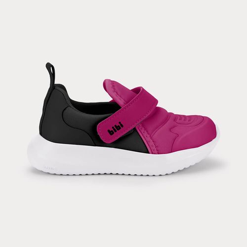Tênis Infantil Bibi Flash Preto com Rosa