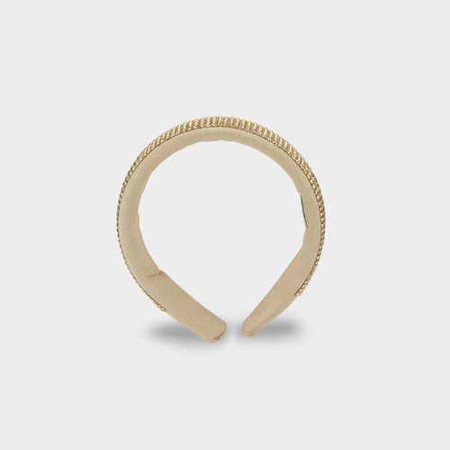 Tiara Infantil Bibi Dourada com Brilhos