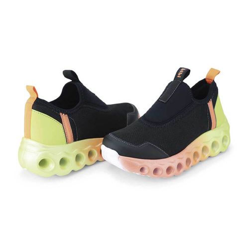 Tênis Infantil Bibi Roller Sport Preto com Laranja