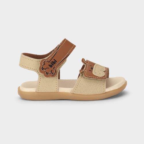 Sandália Infantil Bibi Baby Soft II Marrom de Cachorro