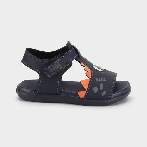 Sandália Infantil Bibi Baby Soft II Azul de Monstrinho